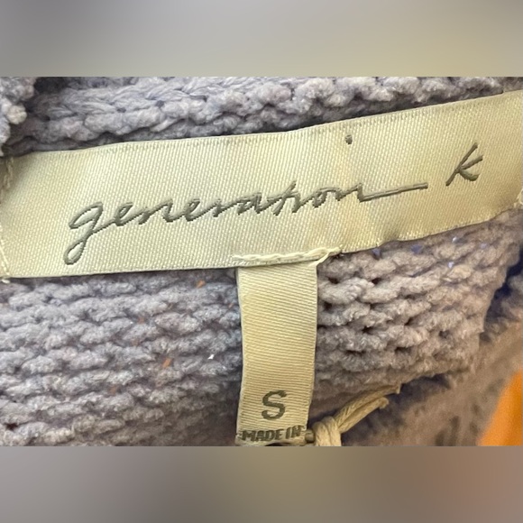 Generationk- Baby‎ purple croped knit sweater Size S - Picture 7 of 8